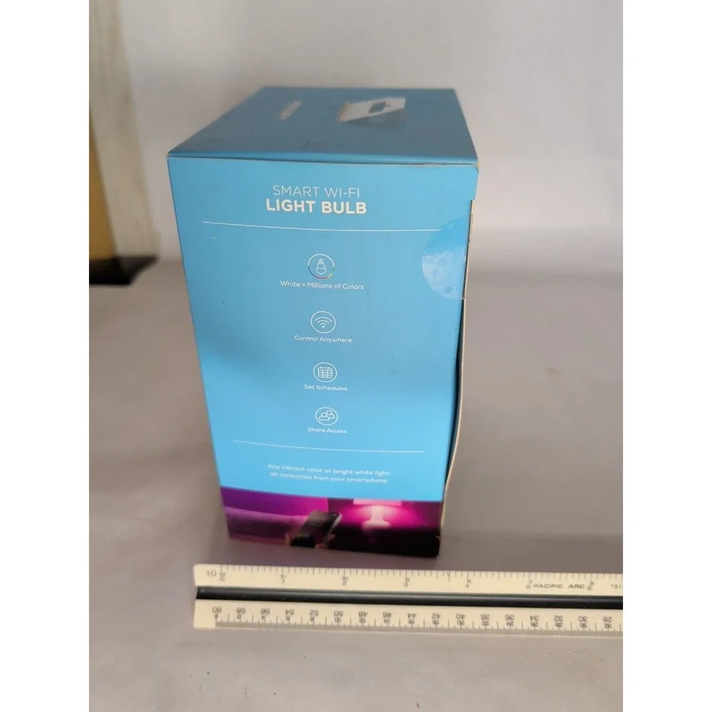 2 Pack MERKURY INNOVATIONS Smart Wi-Fi LED Bulbs Color + White NEW